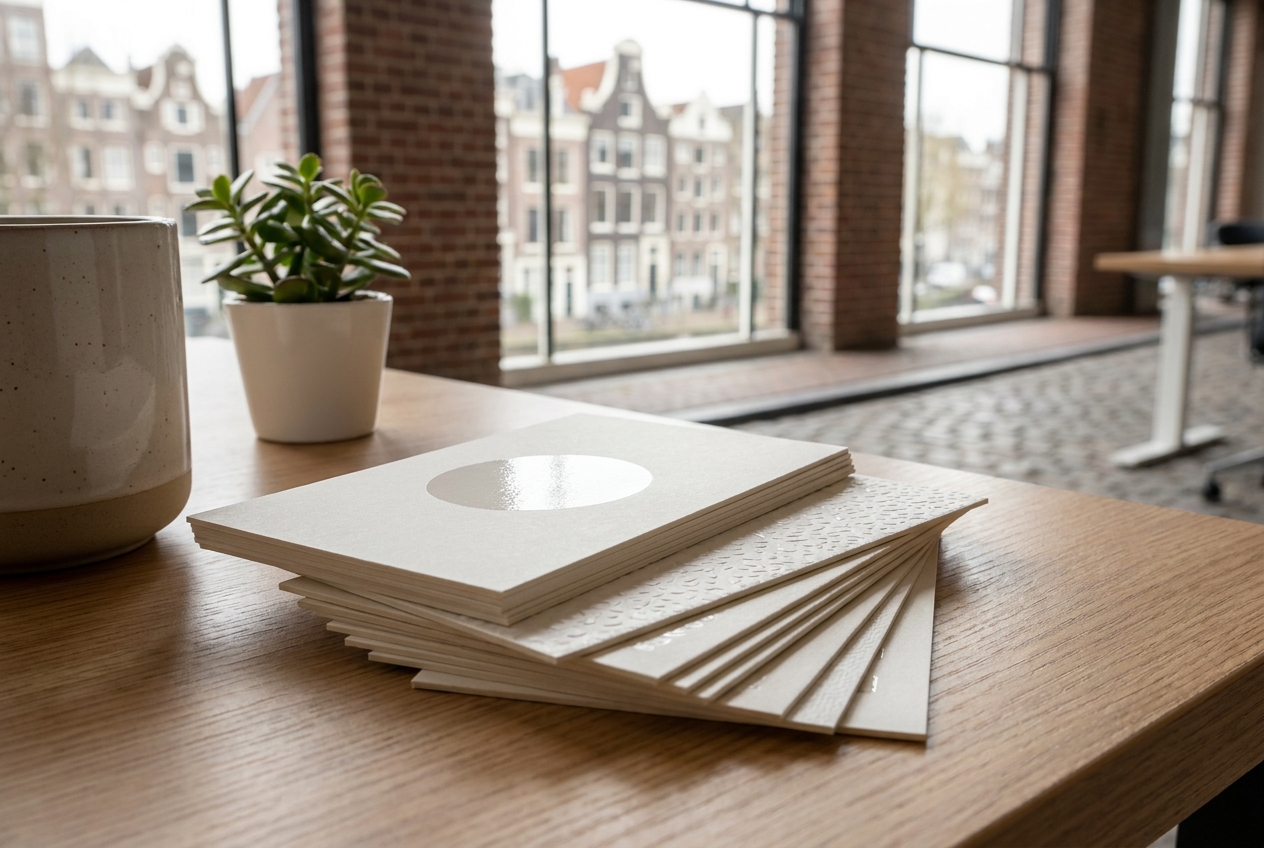 De ideale dikte voor een visitekaartje